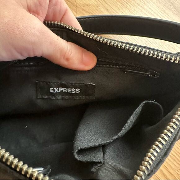 Vintage Y2K Express Black Handbag - Picture 10 of 10